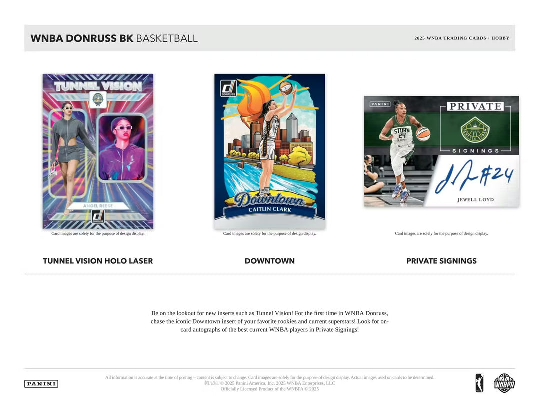 2025 Panini Donruss WNBA Hobby Box