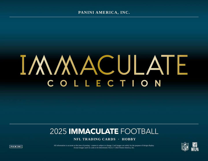 2025 Panini Immaculate Football Collection Sealed Case (6 Boxes)