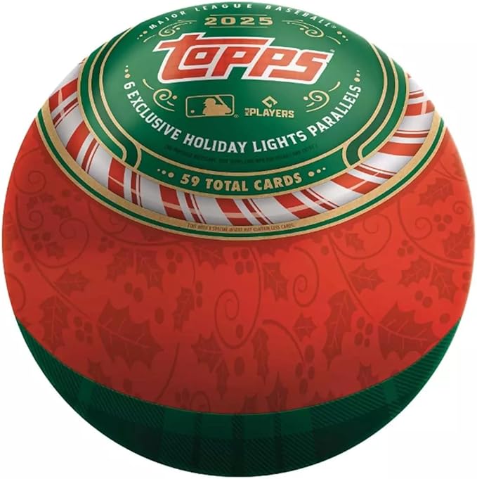 2025 Topps Major League Baseball Holiday Tin