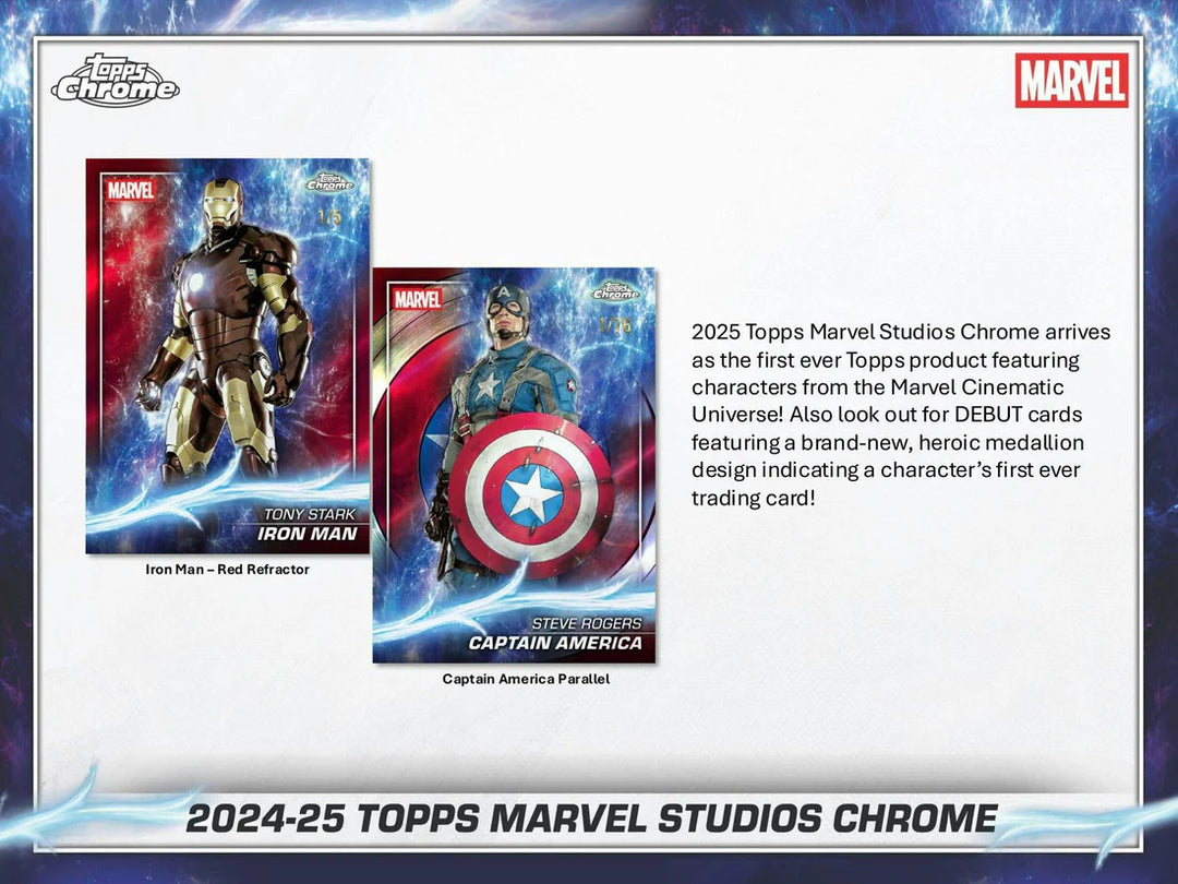 2025 Topps Marvel Cinema Chrome Value Box