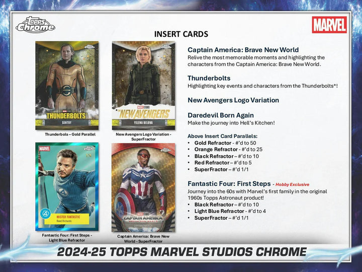 2025 Topps Marvel Cinema Chrome Value Box