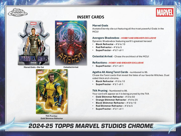 2025 Topps Marvel Cinema Chrome Value Box