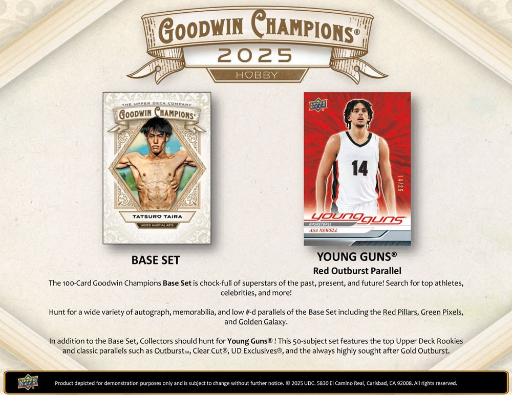 2025 Upper Deck Goodwin Champions Hobby Box