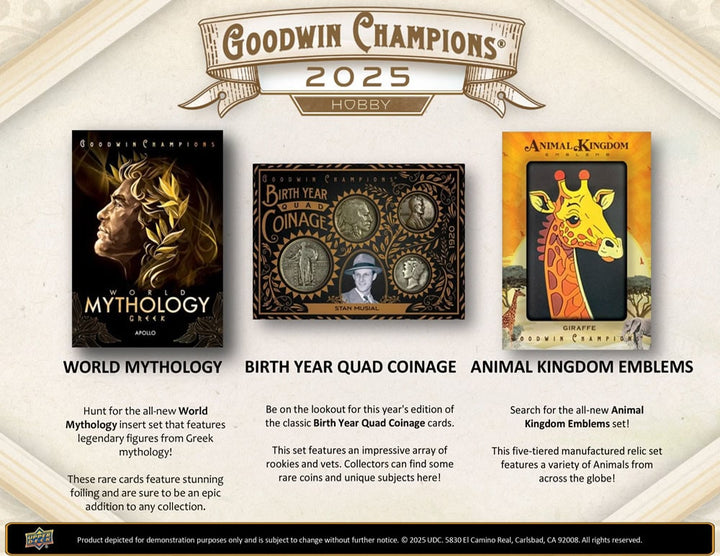 2025 Upper Deck Goodwin Champions Hobby Box