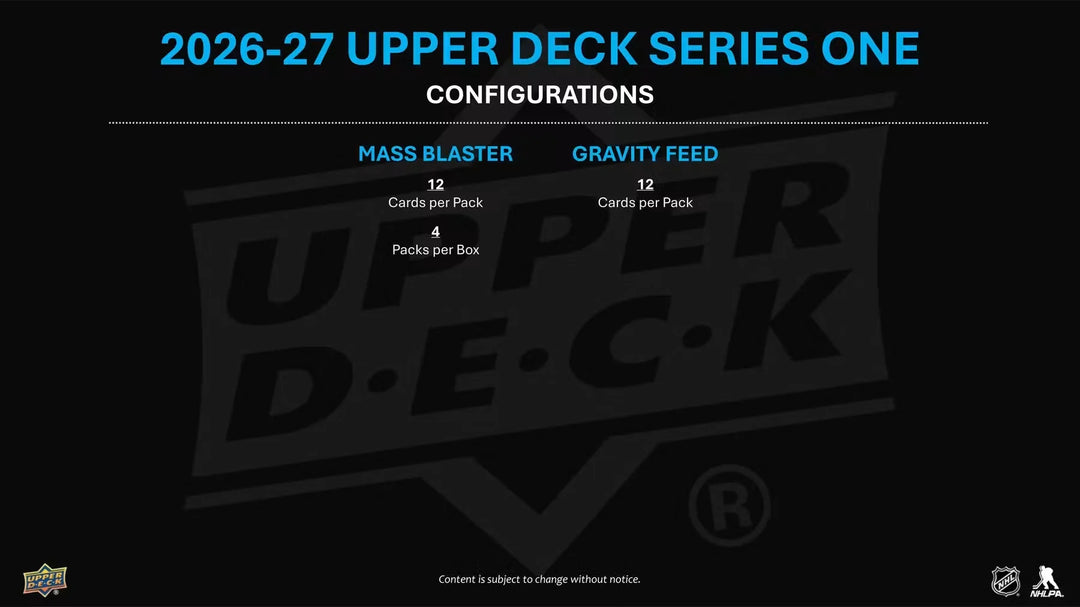 2026-27 Upper Deck Series 1 Hockey Tin