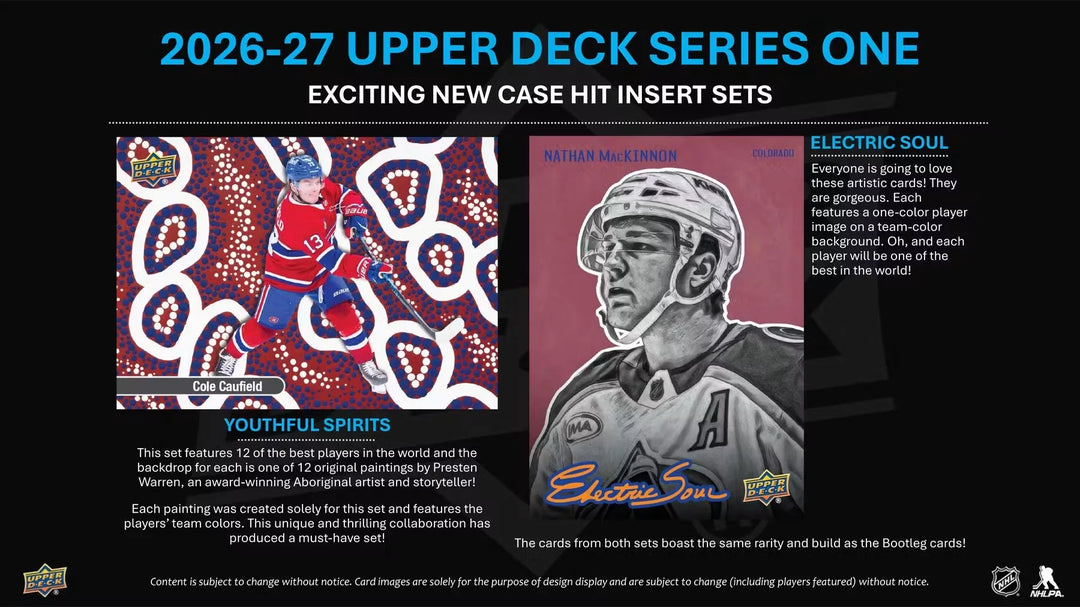 2026-27 Upper Deck Series 1 Hockey Tin