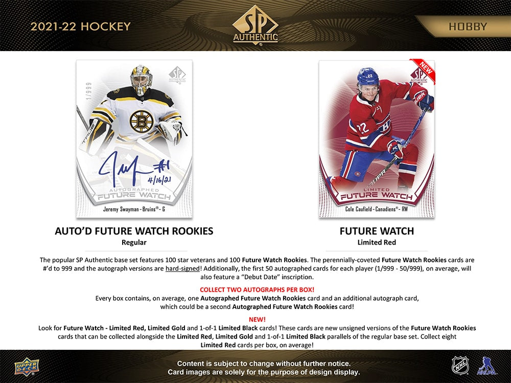 2021-22 Upper Deck SP Authentic