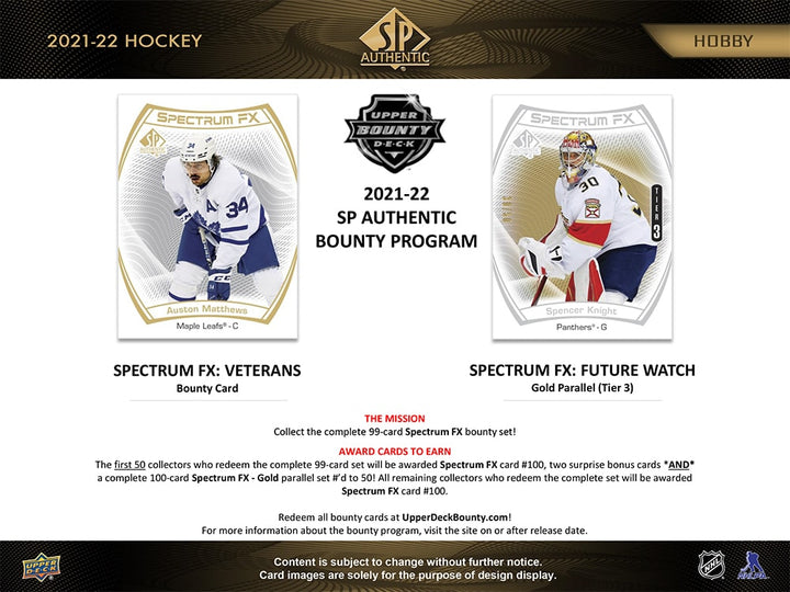 2021-22 Upper Deck SP Authentic