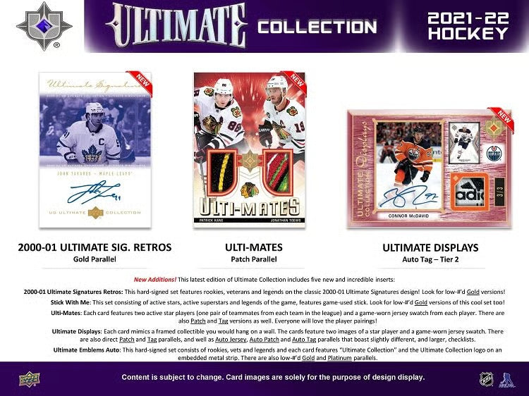 2021-22 Upper Deck Ultimate Collection
