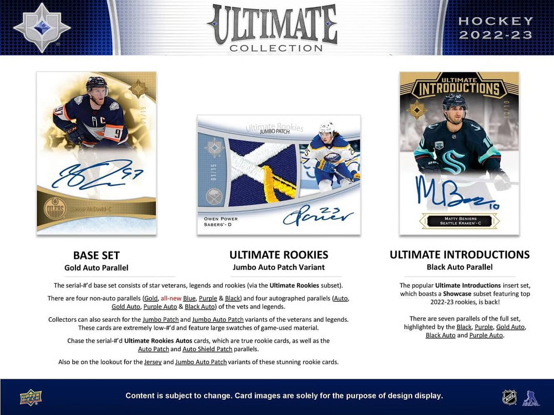 2022-23 Upper Deck Ultimate Collection