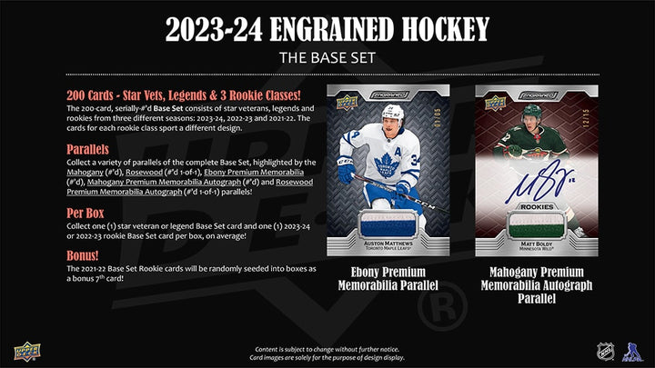 2023-24 Upper Deck Engrained Hockey