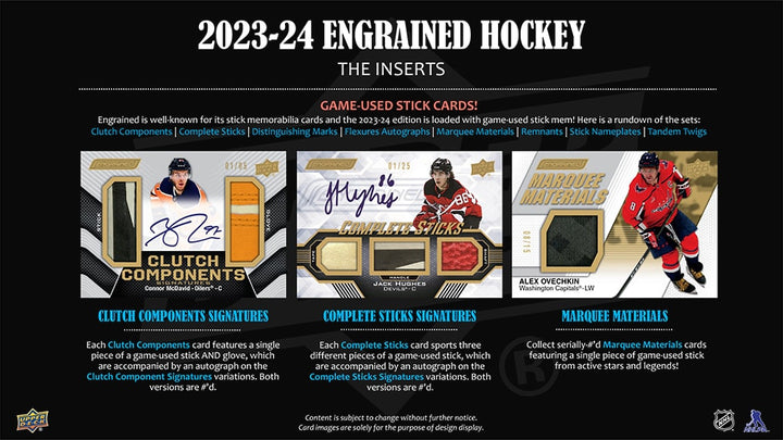 2023-24 Upper Deck Engrained Hockey