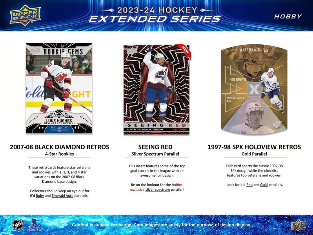 2023-2024 Upper Deck Extended Series Hockey