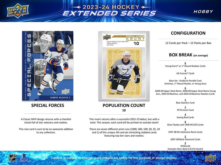 2023-2024 Upper Deck Extended Series Hockey
