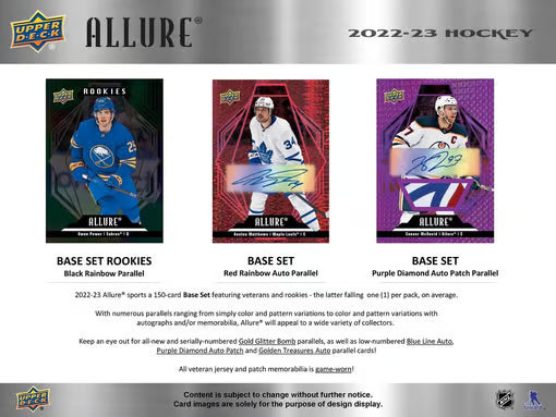 2022-23 Upper Deck Allure Hobby Box Pack