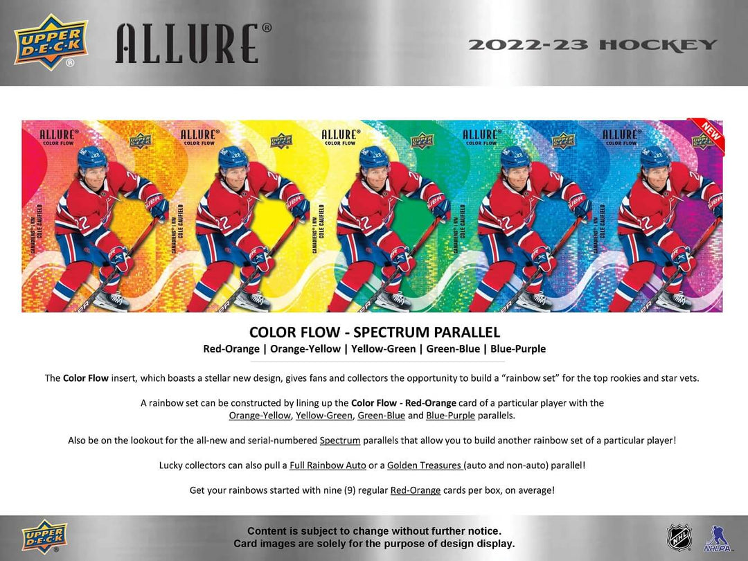 2022-23 Upper Deck Allure Hobby Box Pack