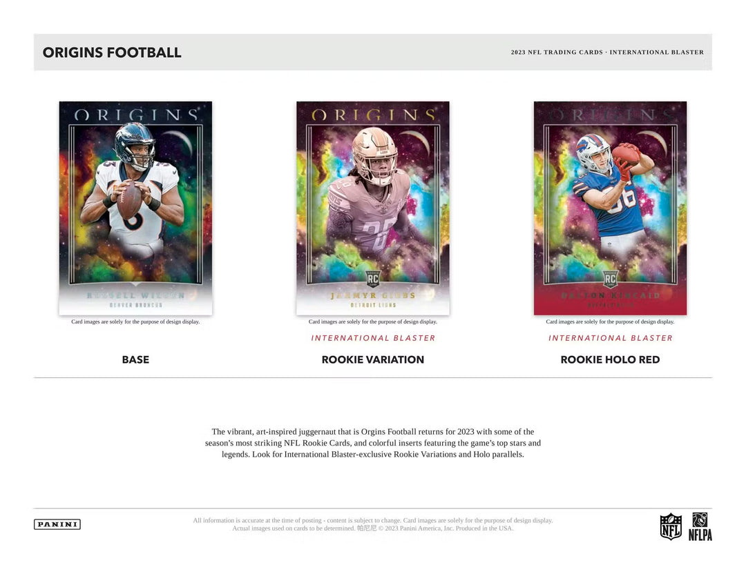 2023 Panini Origins Football Blaster