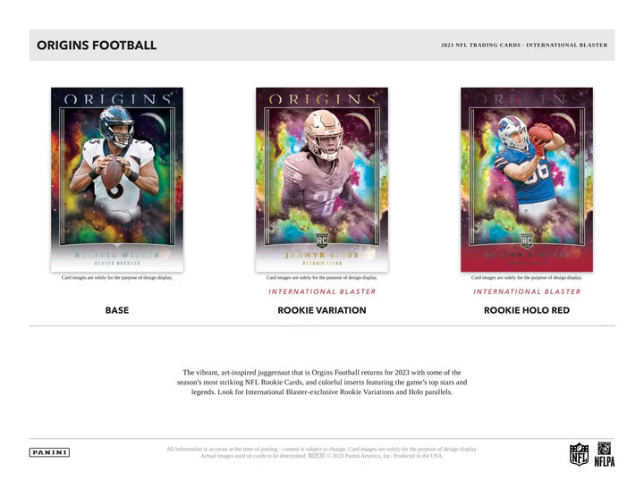 2023 Panini Origins Football Blaster
