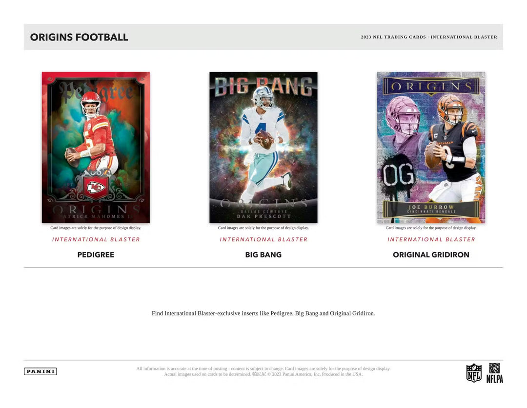 2023 Panini Origins Football Blaster