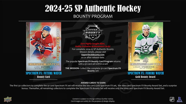 2024-25 Upper Deck Sp Authentic (Call For Pricing)