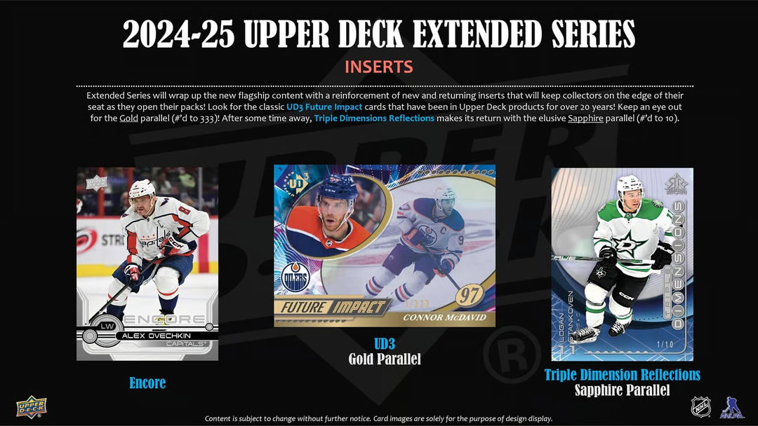 2024-25 Upper Deck Extended Series Hockey Hobby Box