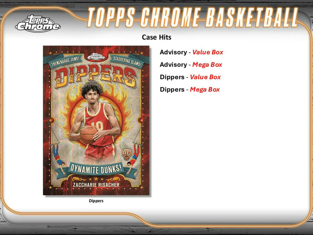 2024-25 Topps Chrome Basketball Value Box