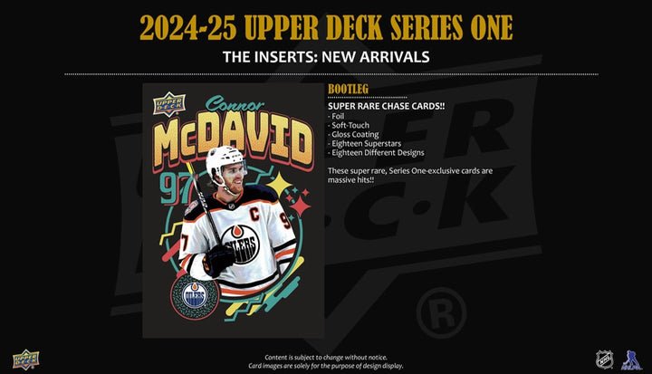 2025-26 Upper Deck Series 1 Hobby Box (Call For Pricing)