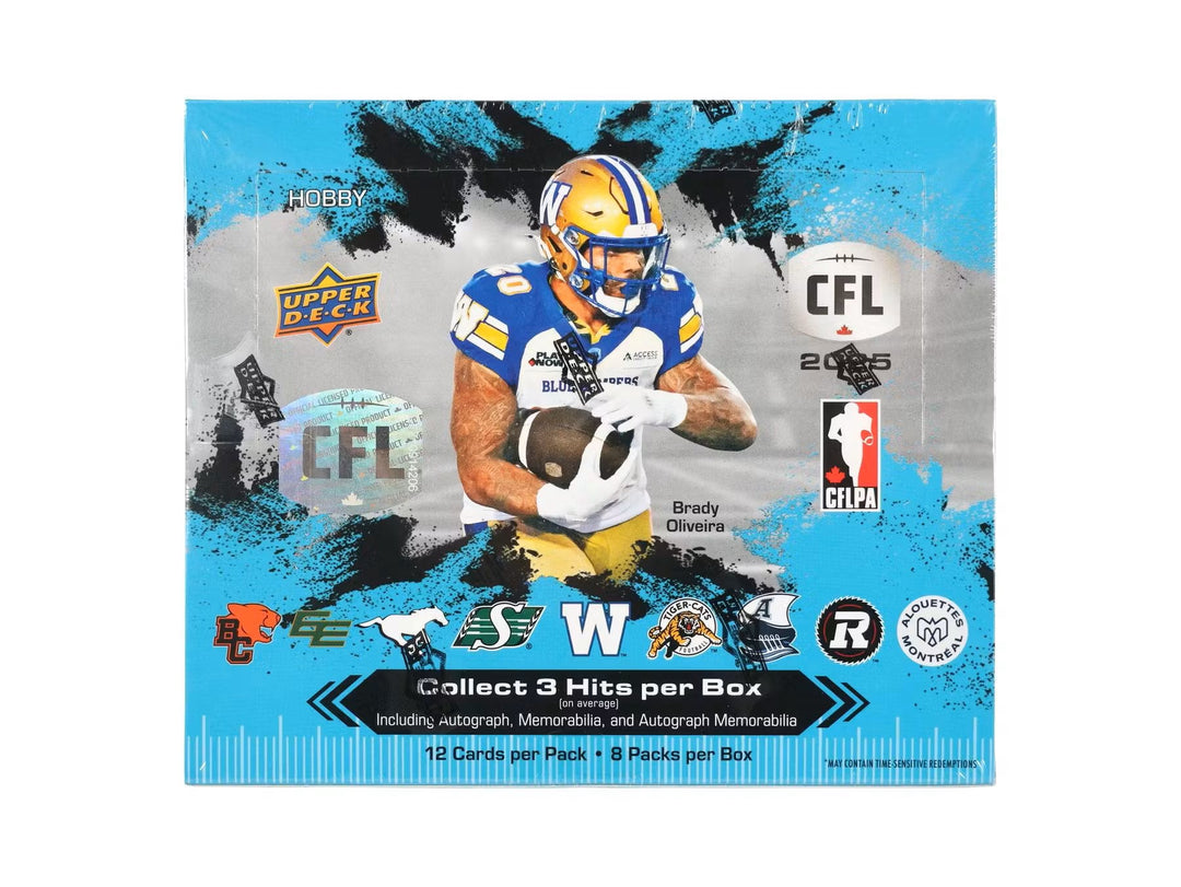 2025 Upper Deck CFL Football Hobby Box