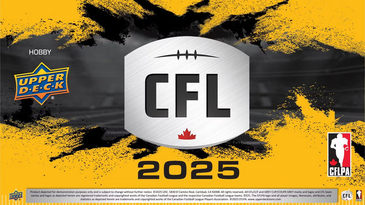 2025 Upper Deck CFL Football Hobby Box