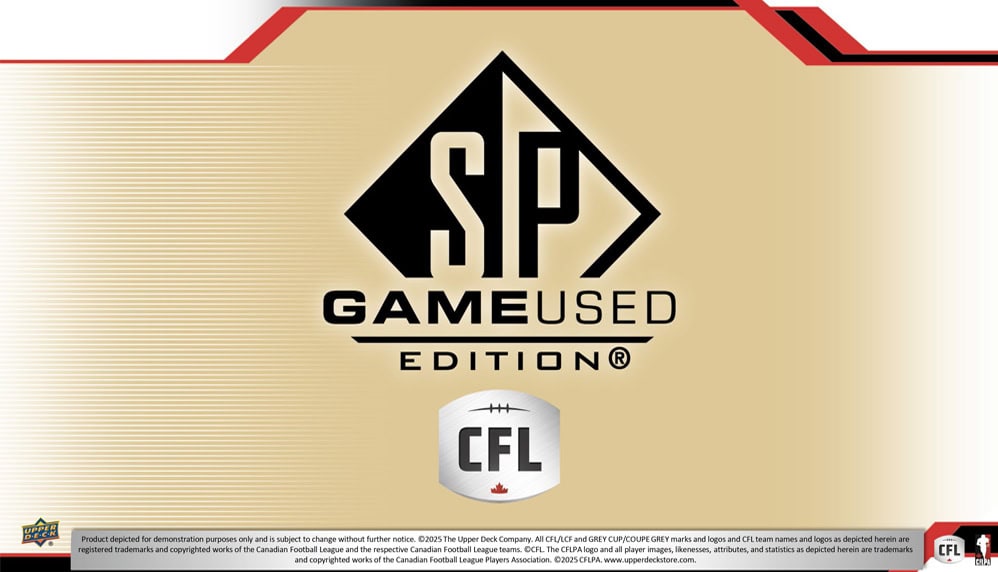 2025 Upper Deck SP Game Used Football Hobby Box
