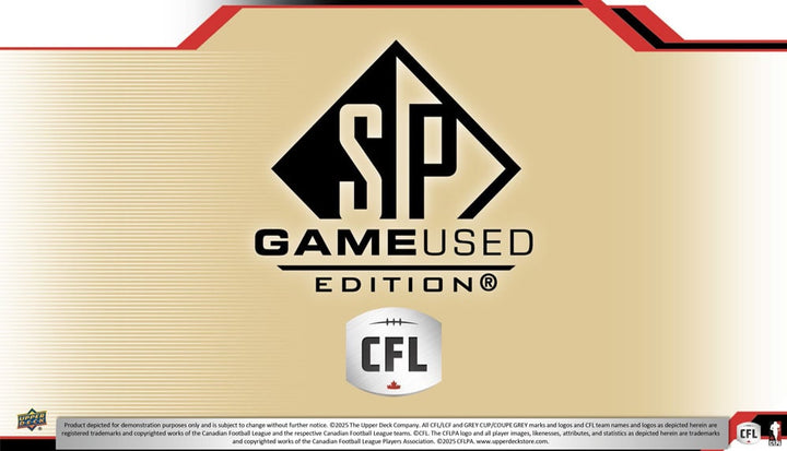 2025 Upper Deck SP Game Used Football Hobby Box
