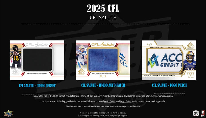 2025 Upper Deck SP Game Used Football Hobby Box