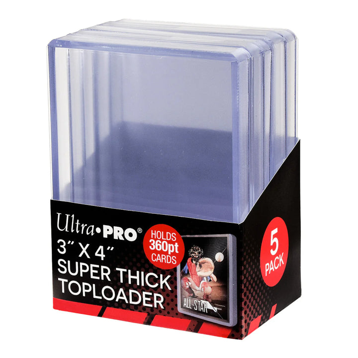 3" x 4" Super Thick 360PT TOPLOADER® Sleeves (5ct)