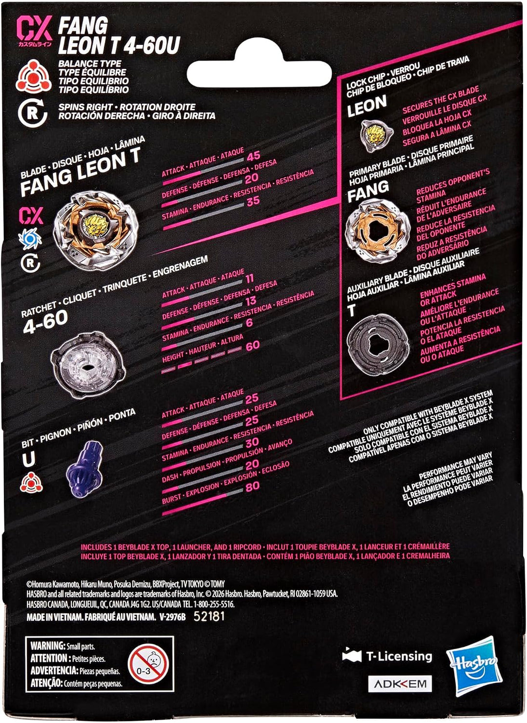 Beyblade X Fang Leon T 4-60U CX