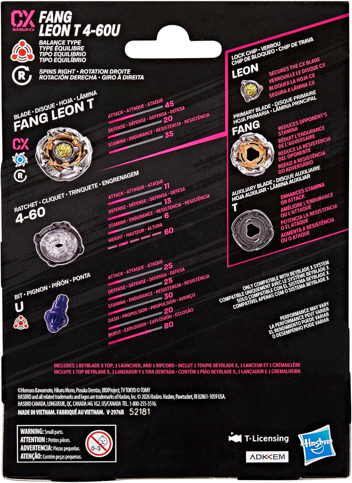 Beyblade X Fang Leon T 4-60U CX