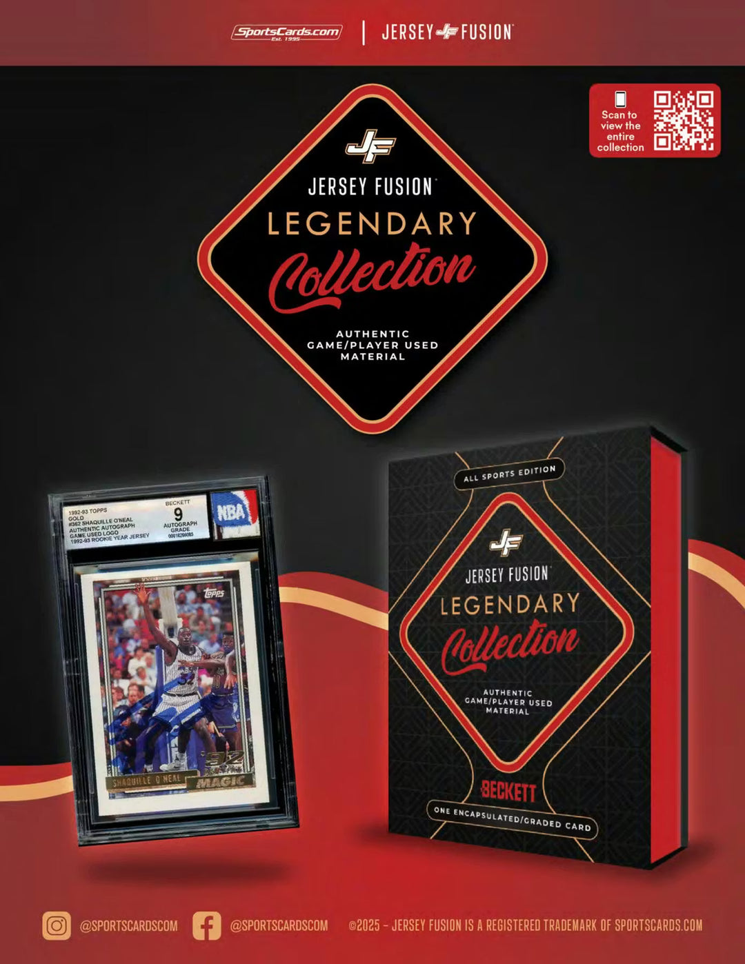 Beckett - Jersey Fusion Legendary Collection