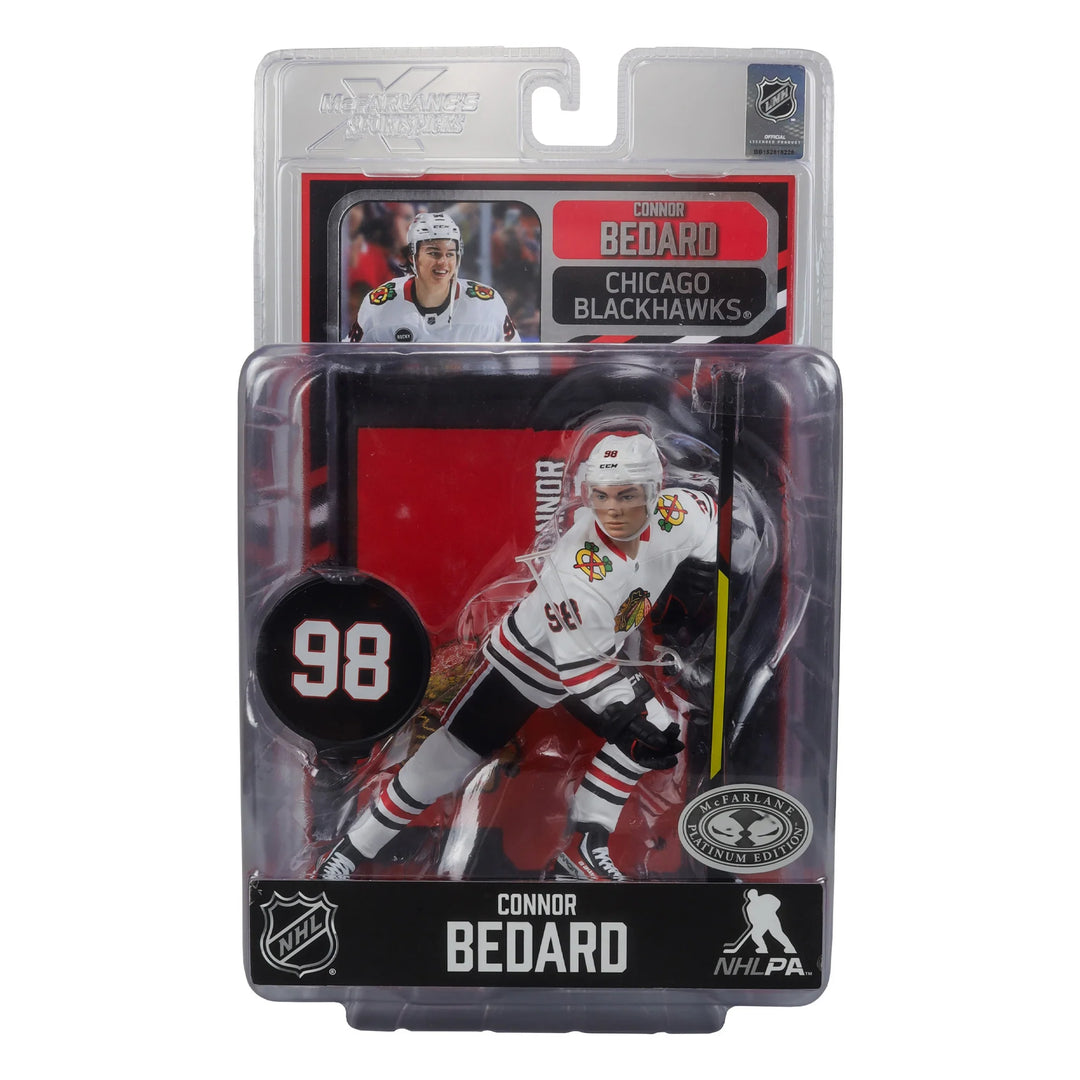 Connor Bedard Chicago Blackhawks Figure Platinum Edition