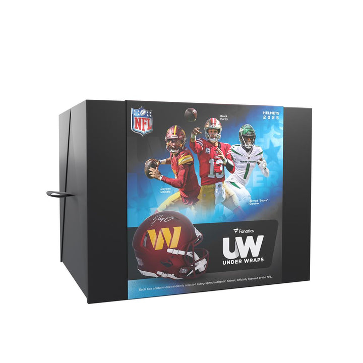 Fanatics Under Wraps Mystery Football Signed Helmet