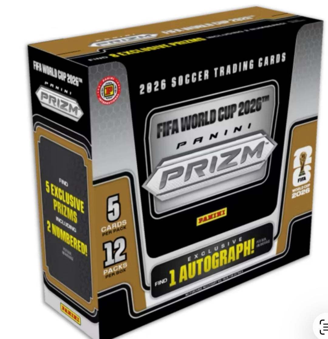 2026 PANINI Prizm FIFA World Cup 2026 Soccer Cards Hobby International Box