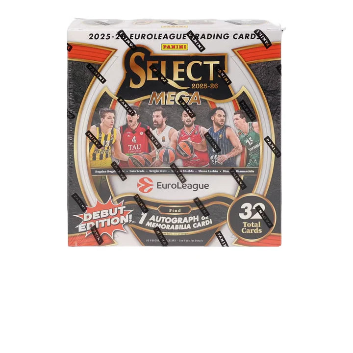 2025-26 PANINI SELECT EUROLEAGUE BASKETBALL MEGA HOBBY BOX