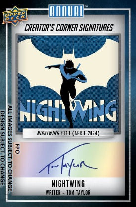 2023-24 Upper Deck DC Annual Trading Cards Hobby