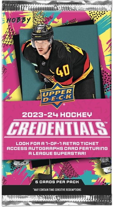 2023-24 Upper Deck Credentials Hockey