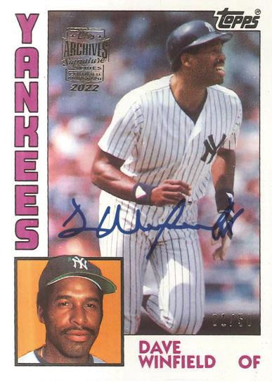 2022 Topps Archives Signature Baseball Retired