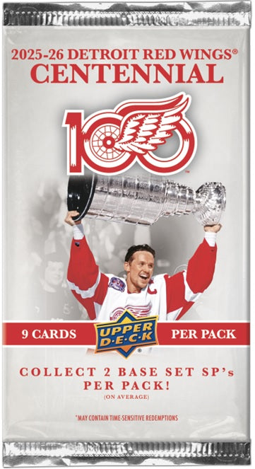 2026 Upper Deck Red Wings Centennial Hobby (Call For Pricing)