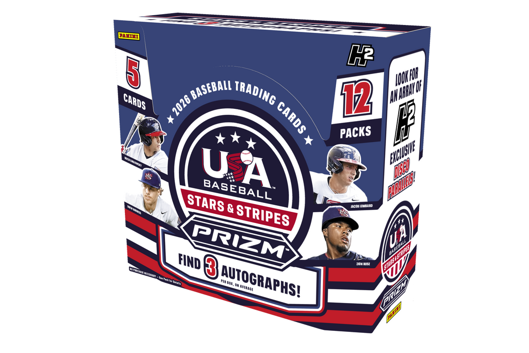 2026 Panini Stars and Stripes Prizm Baseball H2 Box  ( 3 Autos )