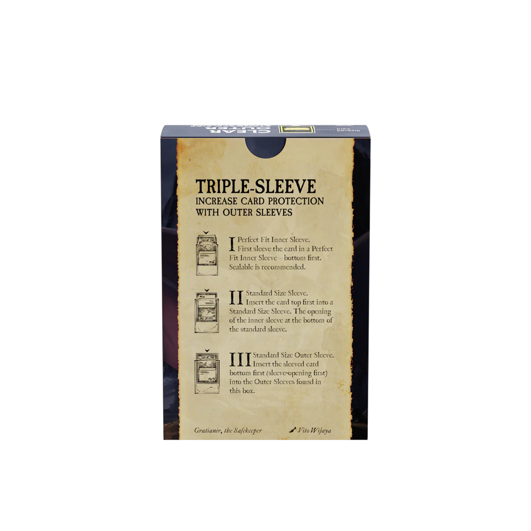 Dragon Shield Standard Outer Clear Matte Sleeves