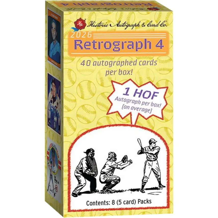 2026 Historic Autograph Retro Graph Baseball #4