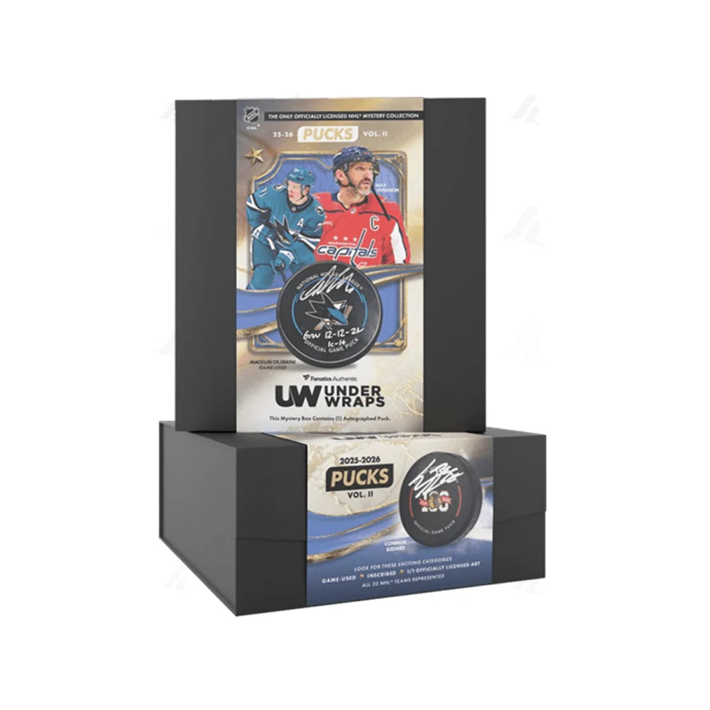 2025-26 Fanatics Under Wraps Auto Pucks Vol.2