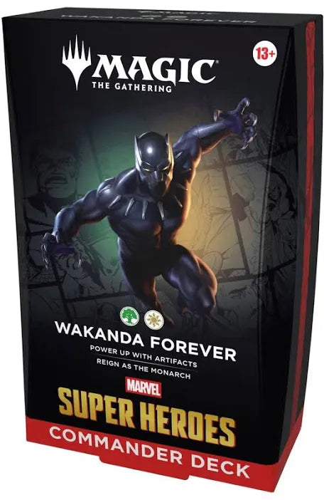 Magic The Gathering- Marvel Super Heroes - Wakanda Forever Commander Deck