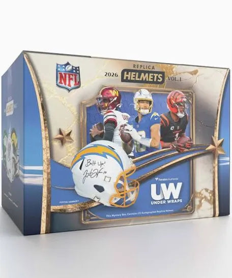 2026 Fanatics Under Wraps -  Auto NFL Replica Helmets Vol.1